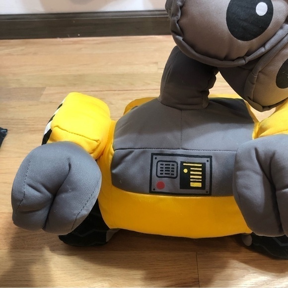 Disney Wall-E Plush Robot Kids Toy Yellow Gray - Picture 4 of 10